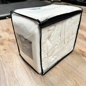 100% Cotton King Target Home Flannel Sheet Set with Pillowcase Ivory Off White